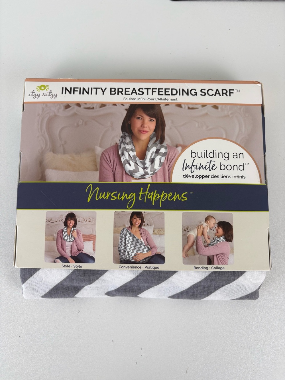 NEW Itzy Ritzy Breastfeeding Cover and Infinity Nursing Scarf